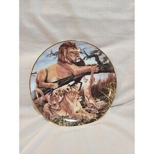 1994 The Fleetwood Collection The Endangered Kingdom Pride of Savanna Plate